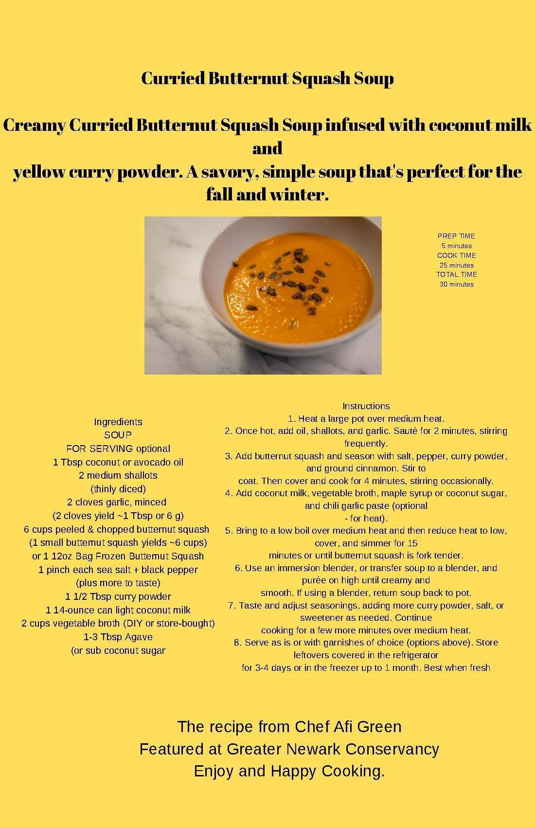 Family Fun in the Kitchen: Curried Butternut Squash Soup