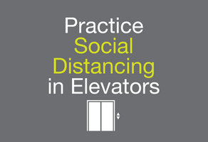 social distance/elevators