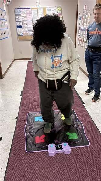 Dance Group Receives Dance Pad