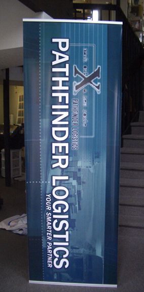 Pathfinder Logistics Pop-Up Banner