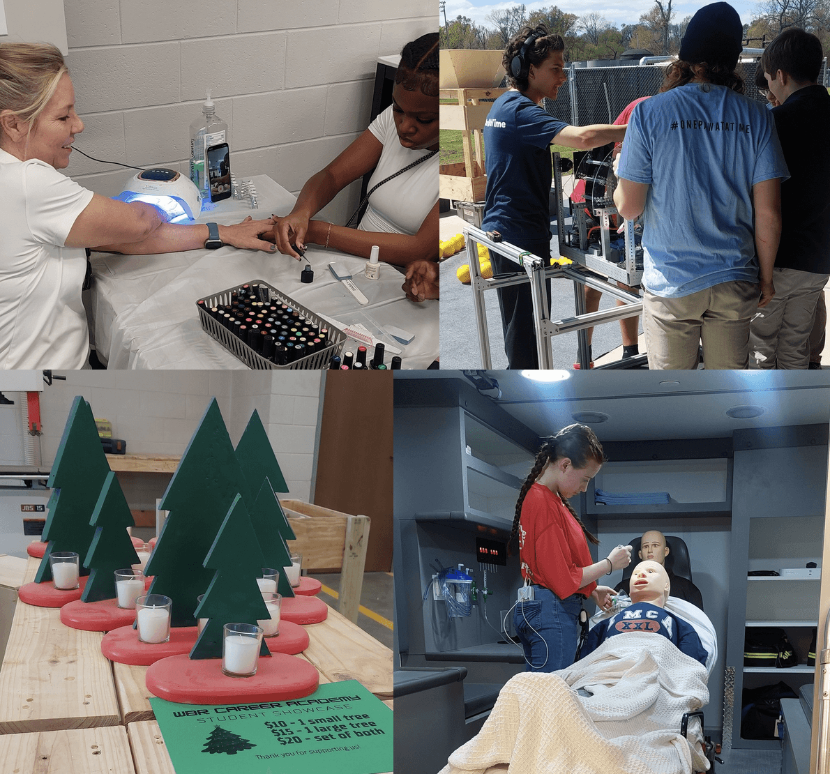 What do Purple Gel Polish, Siracha Coleslaw, and Christmas Tree Cut Candle Holders have in common?