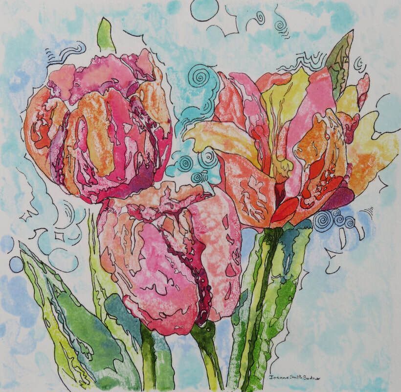 Second Place: Joanne Bodnar - Whimsical Tulips