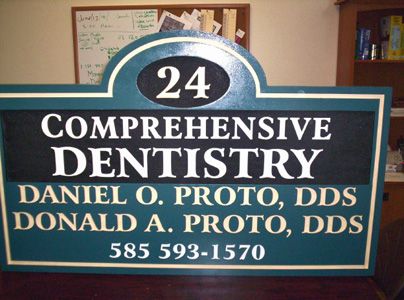 M1485 - Dentist Office  Exterior  Wall Sign (Gallery 11A)