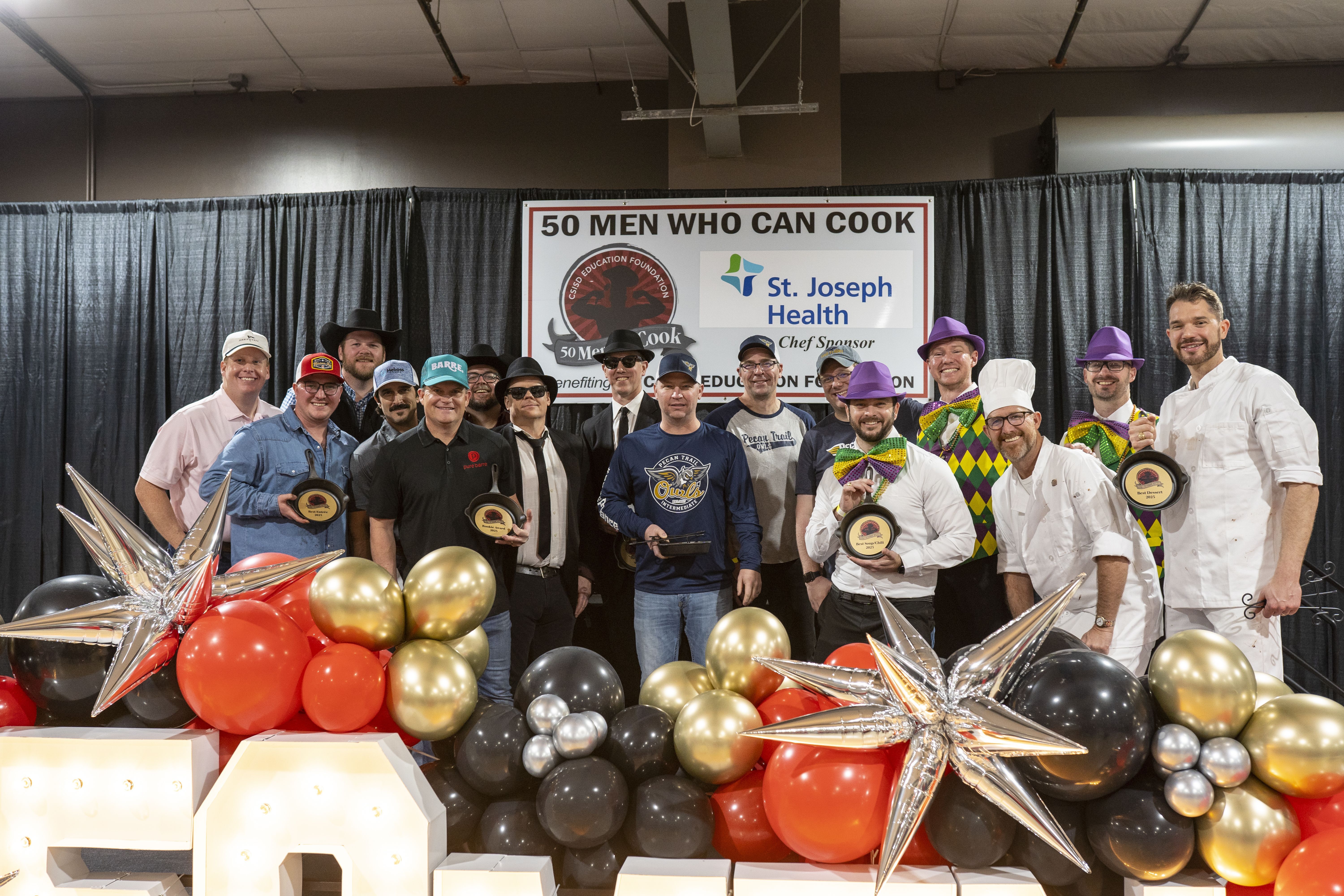 2023 50 Men Who Can Cook Winners (Click HERE for photos of the event)