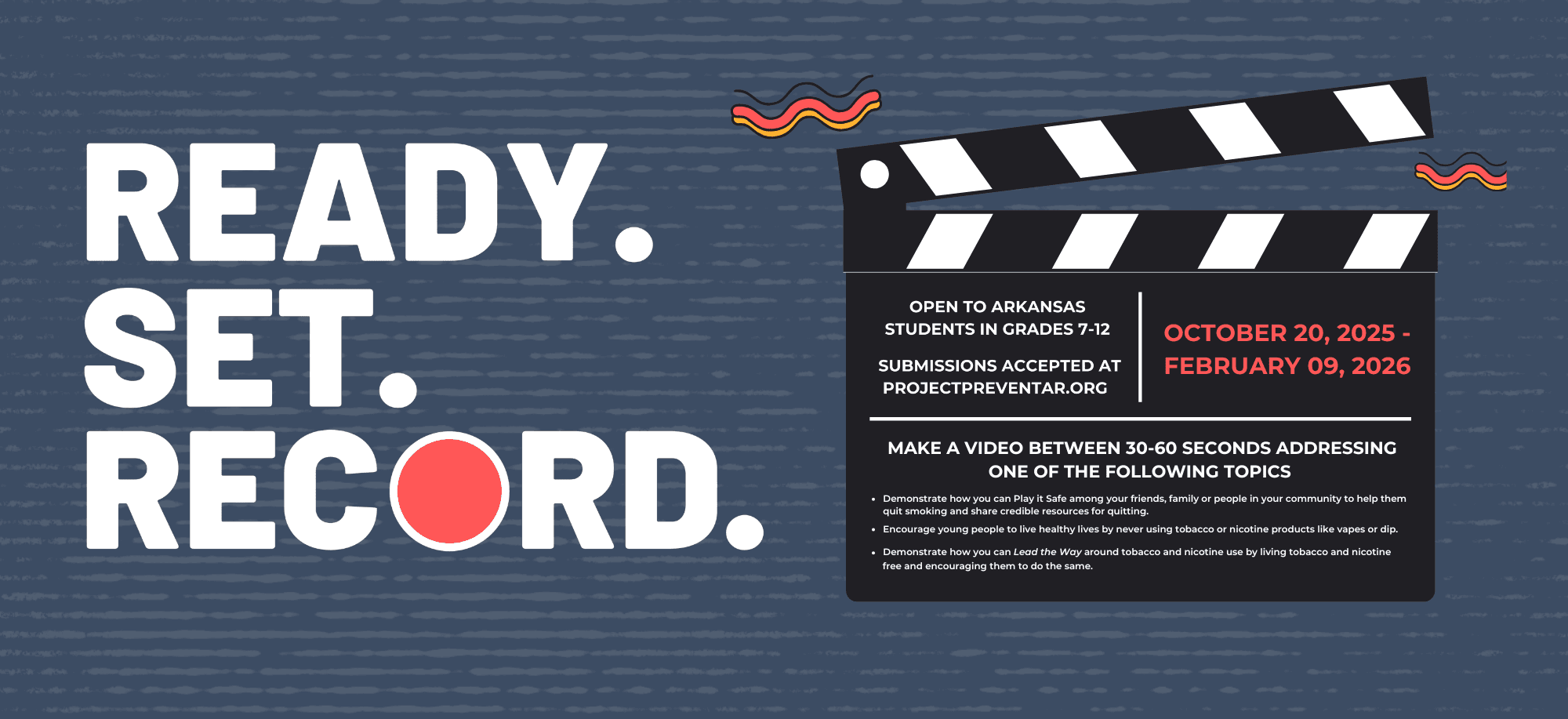 Ready.Set.Record is open.