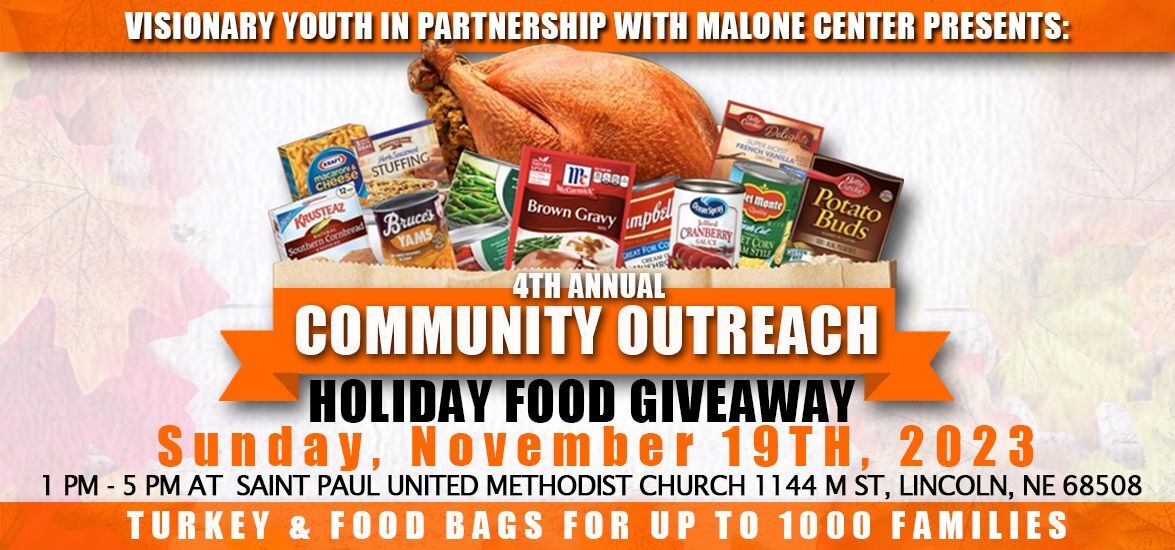 4th Annual Community Outreach Holiday Food Giveaway