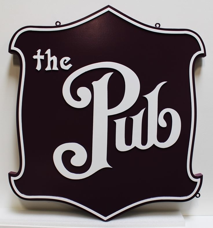 RB27585 - Engraved HDU Sign  for "The Pub" Public House