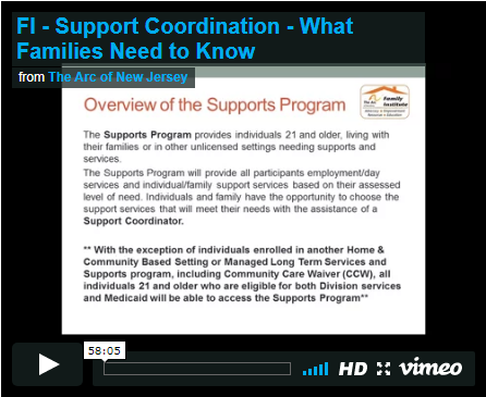 Support Coordination - What Families Need to Know