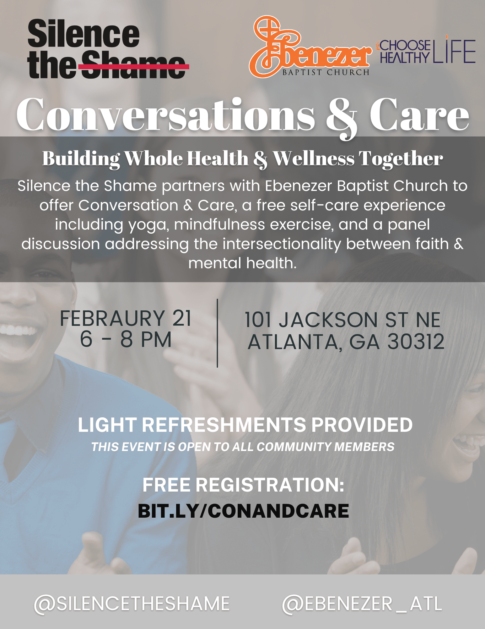 February 21st: Conversations & Care