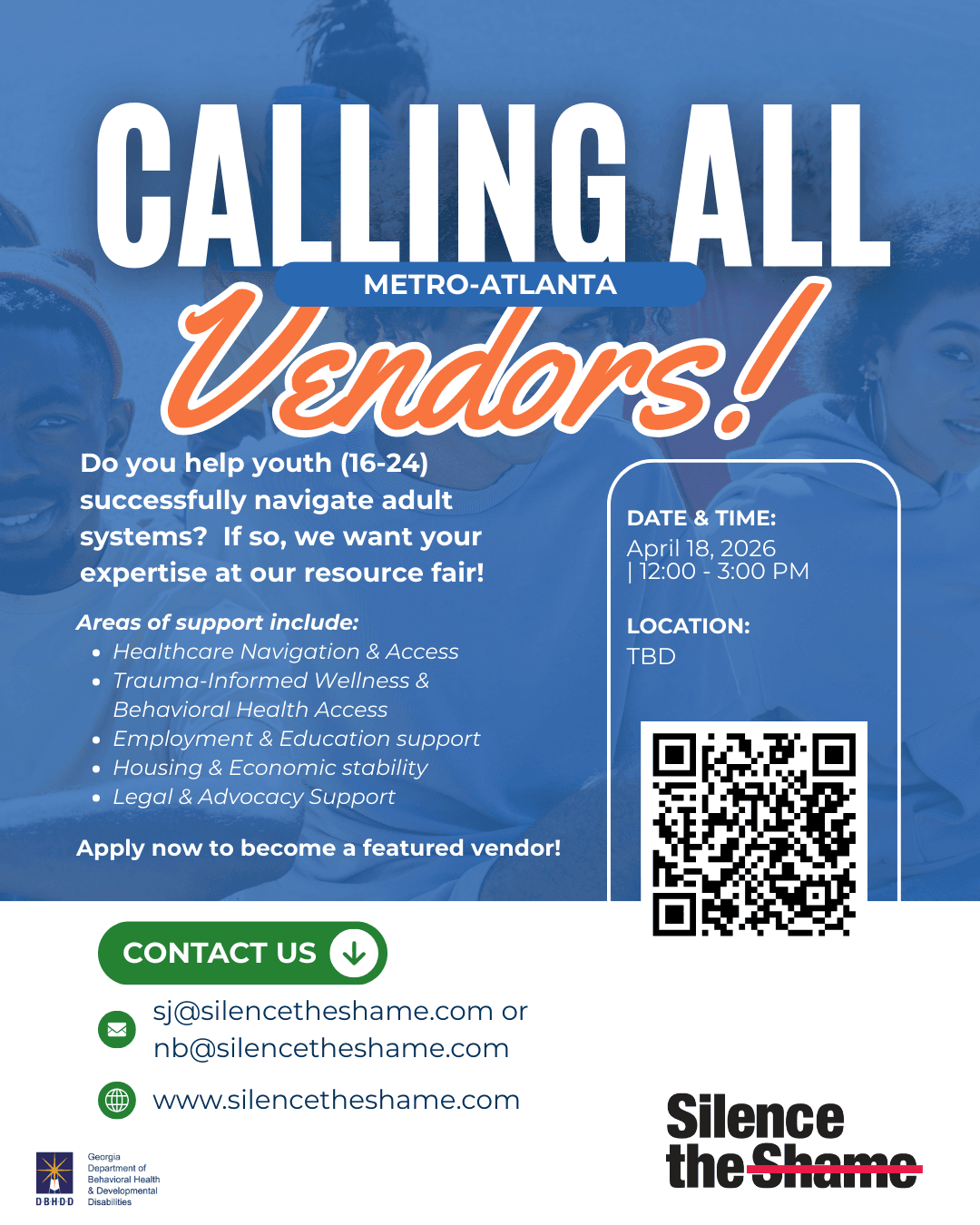 Become a Vendor at the Project Hope Resource Fair!