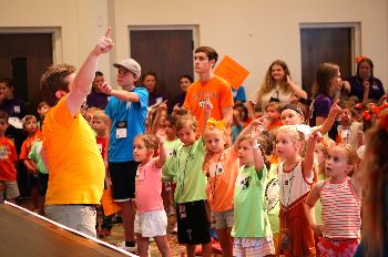 FUMC Children Singing in Vacation Bible School