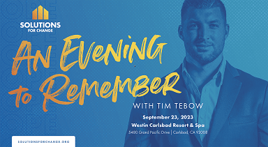 An Evening With Tim Tebow: Be Inspired