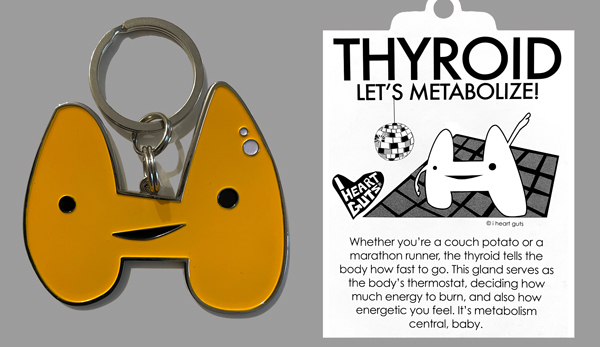 Thyroid Keychain