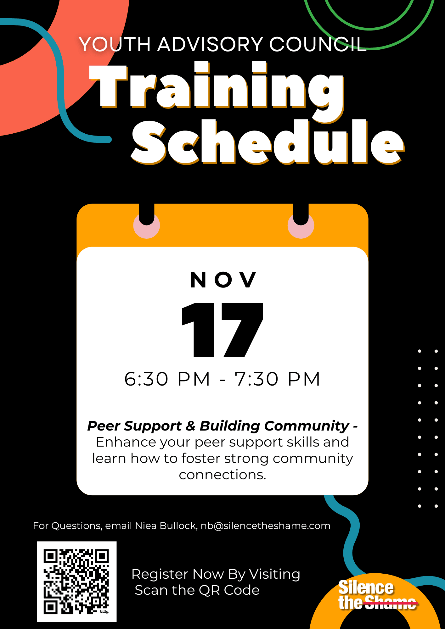 Youth Advisory Council Training on November 17th