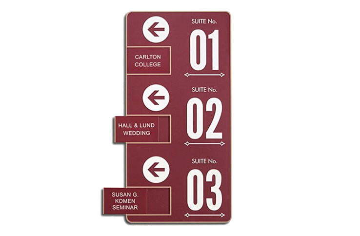 Directory and Wayfinding signage by Master Signs powered by Strategic Factory in Owings Mills, Maryland