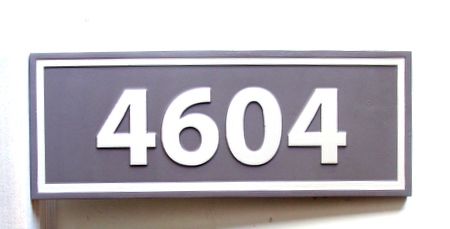 KA20927 - Carved Apartment or Condo Number Address Sign