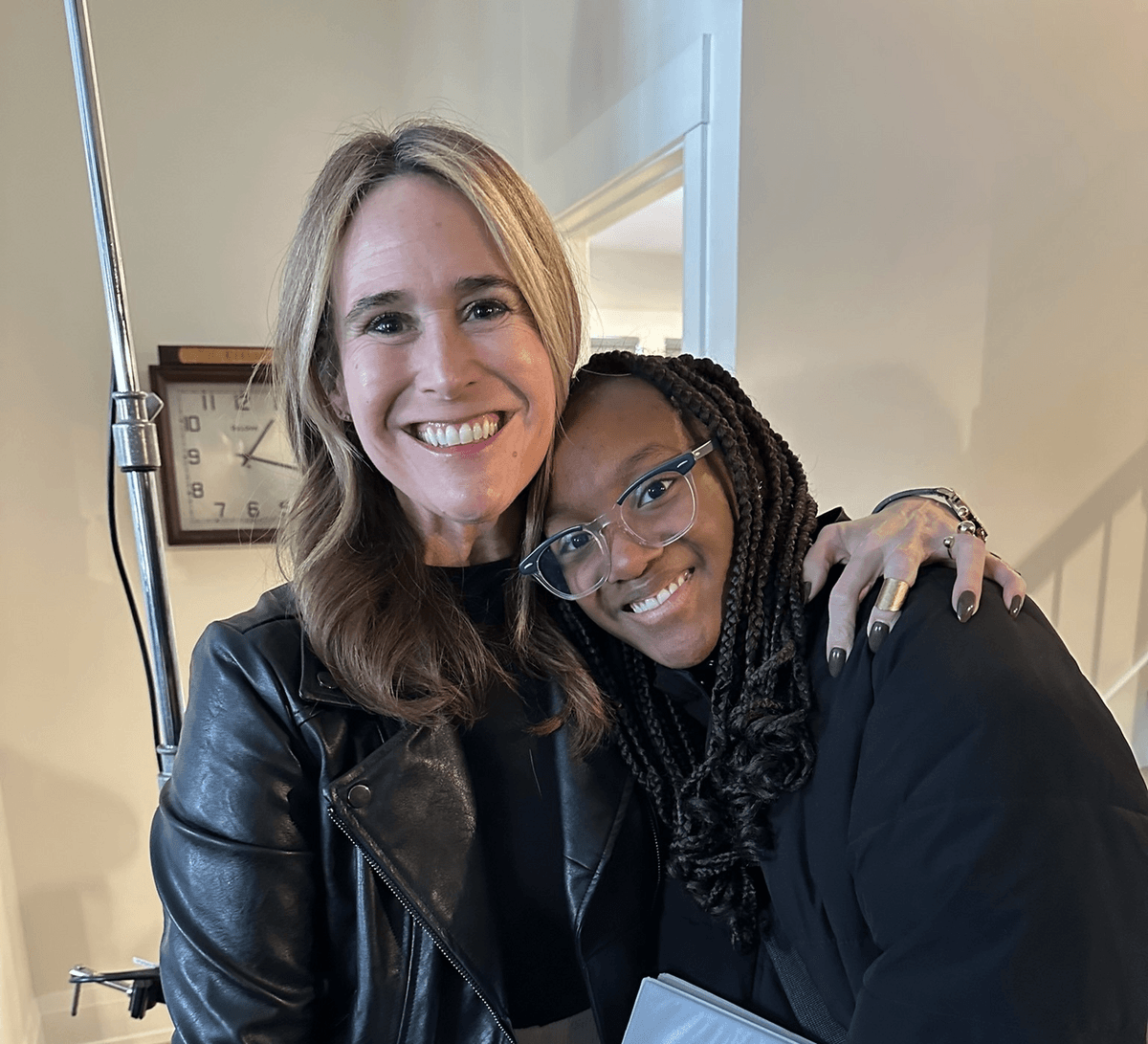 Parents with their foster child