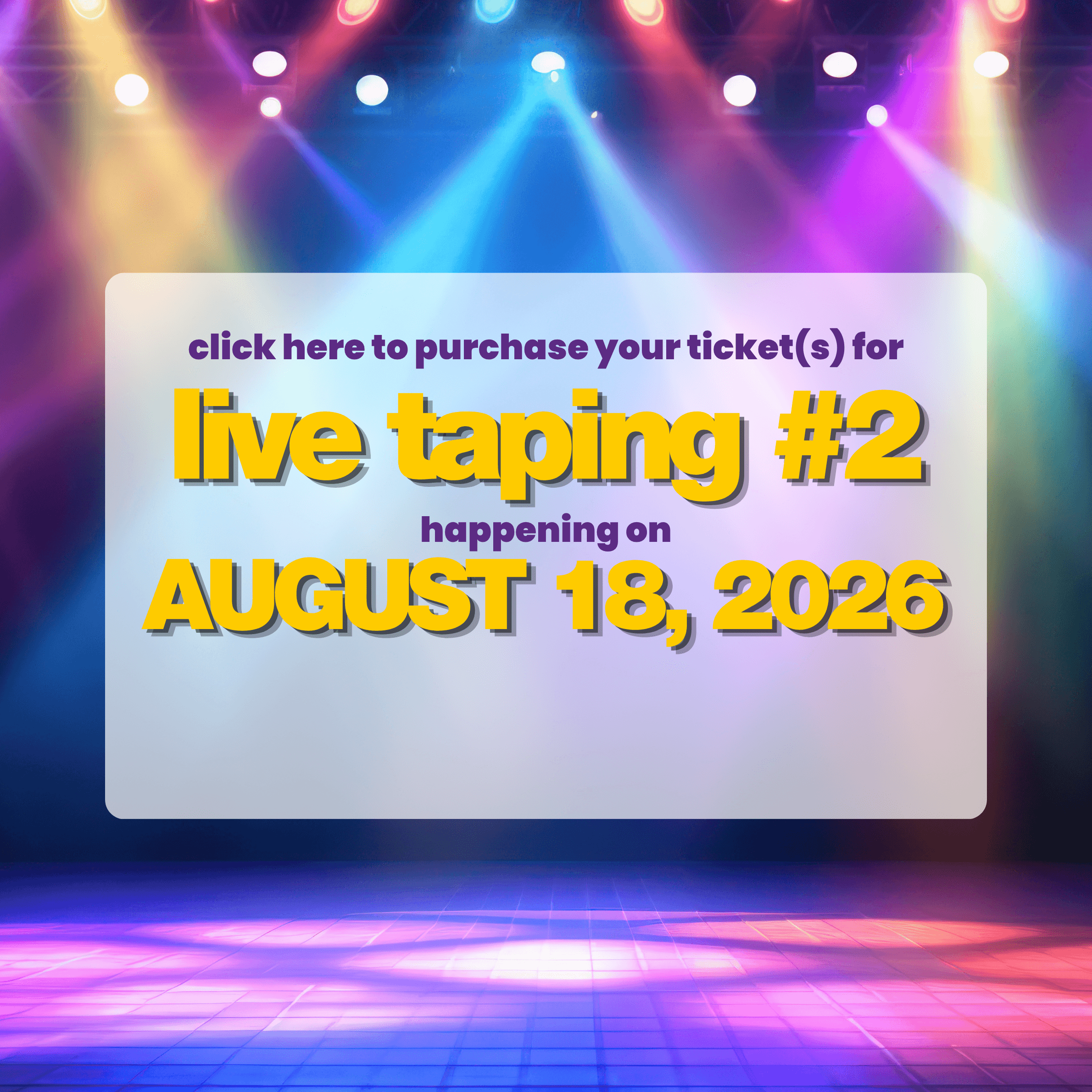 Live Taping #2