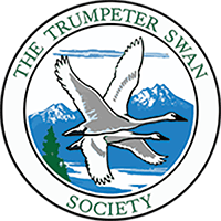 Trumpeter Swan Society logo Static Cling