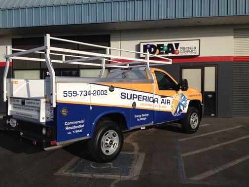 Truck Wrap: Superior Air 