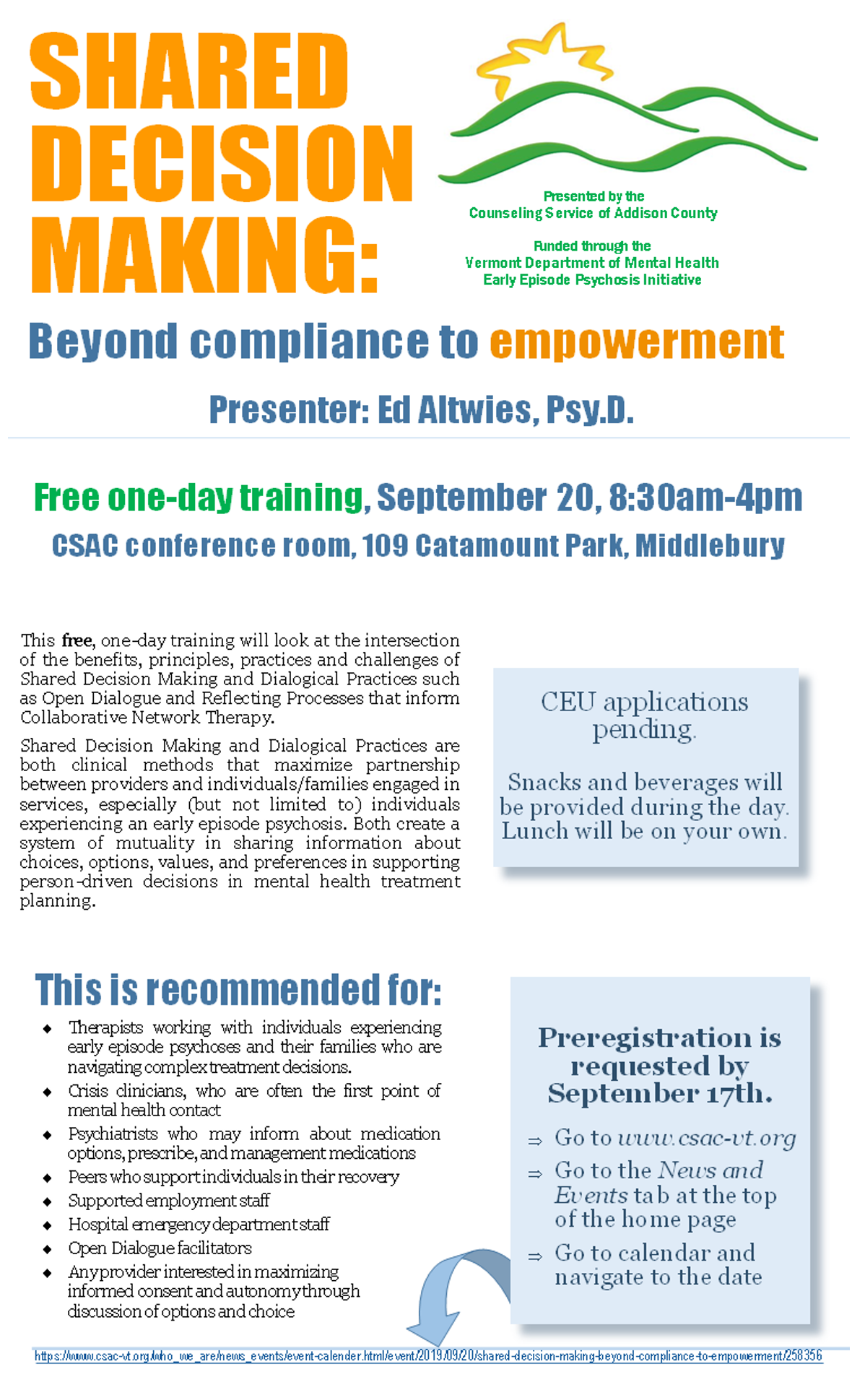 SHARED DECISION MAKING: Beyond compliance to empowerment
