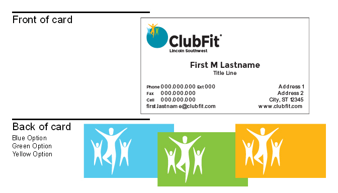 ClubFit Business Card