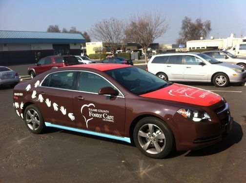 Car Wrap: Tulare County Foster Care