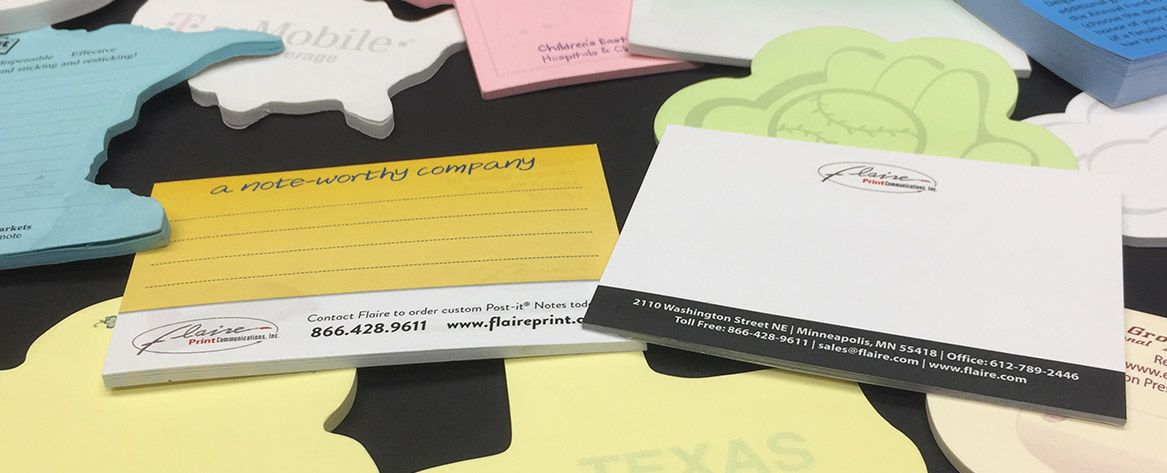 Custom Post-it® Notes are only a click away.