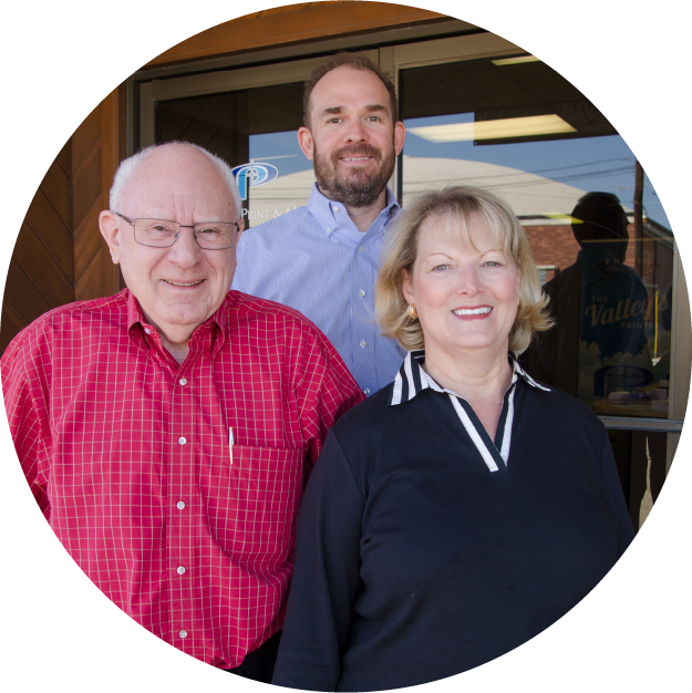 Doug, Roberta and son, Mike Carlile