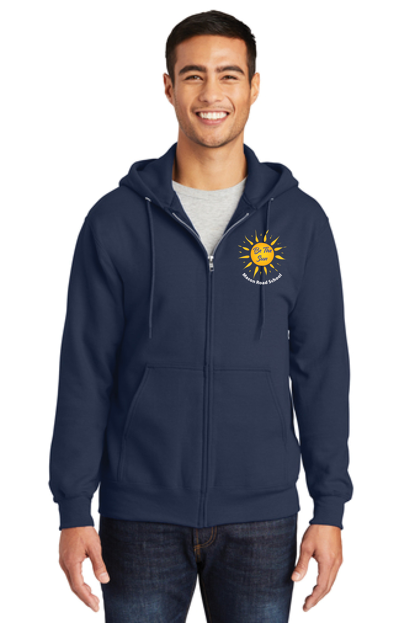 Port & Company® Essential Fleece Full-Zip Hooded Sweatshirt