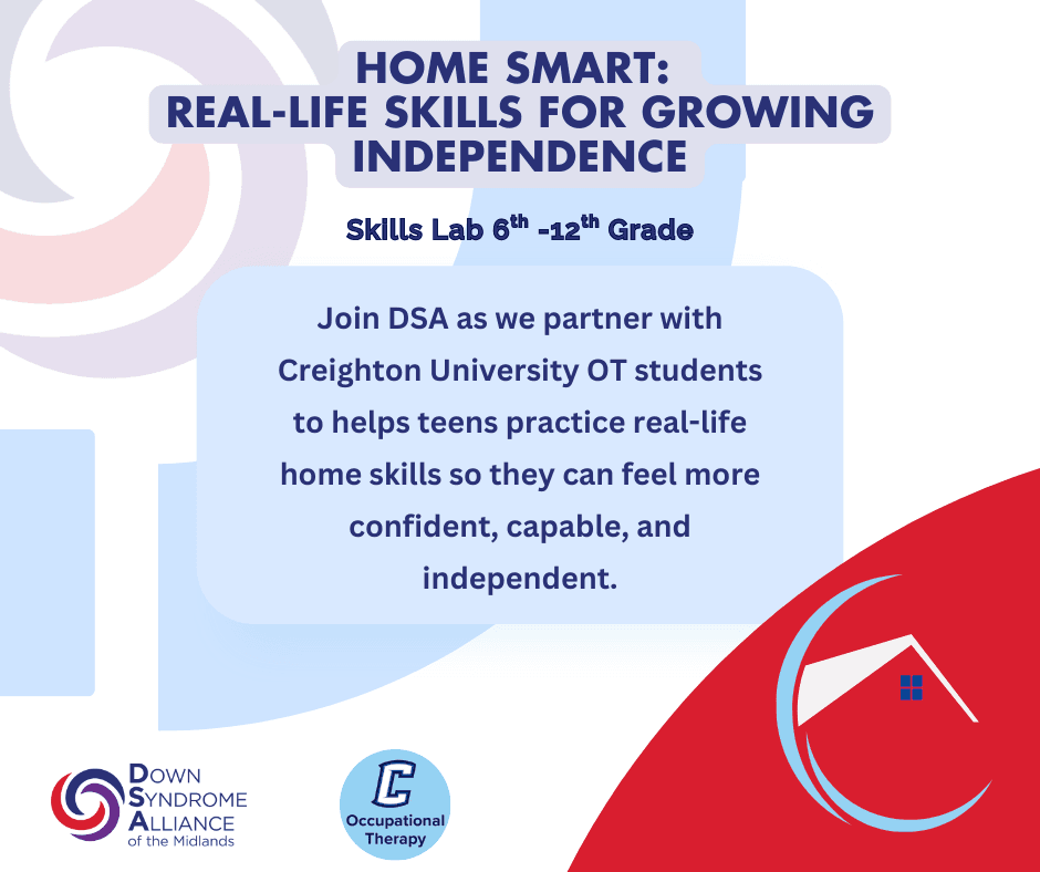 Skills Lab for 6th - 12th Graders focusing on increasing home independence skills.