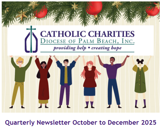 Catholic Charities Quarterly Newsletter - October to December 2025 - Holiday Edition