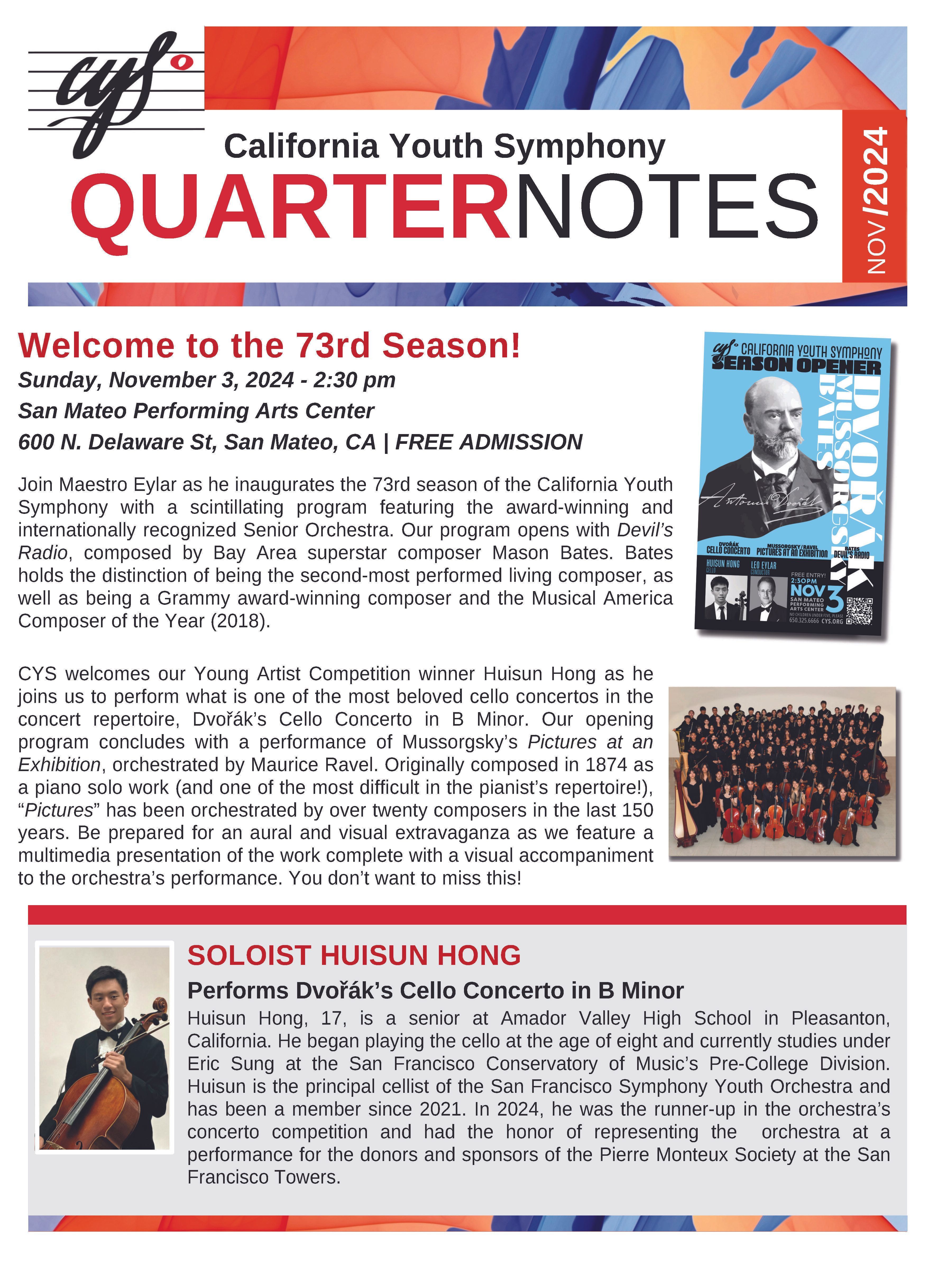 Nov. 2024 Quarter Notes