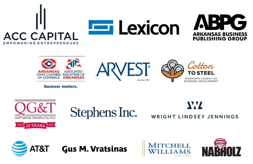 logos for Arvest Bank and Tyson Foods