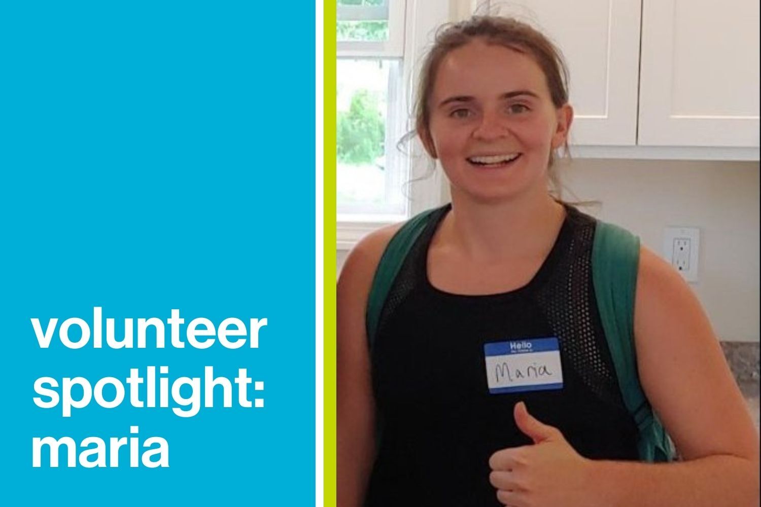 Volunteer Spotlight: Maria
