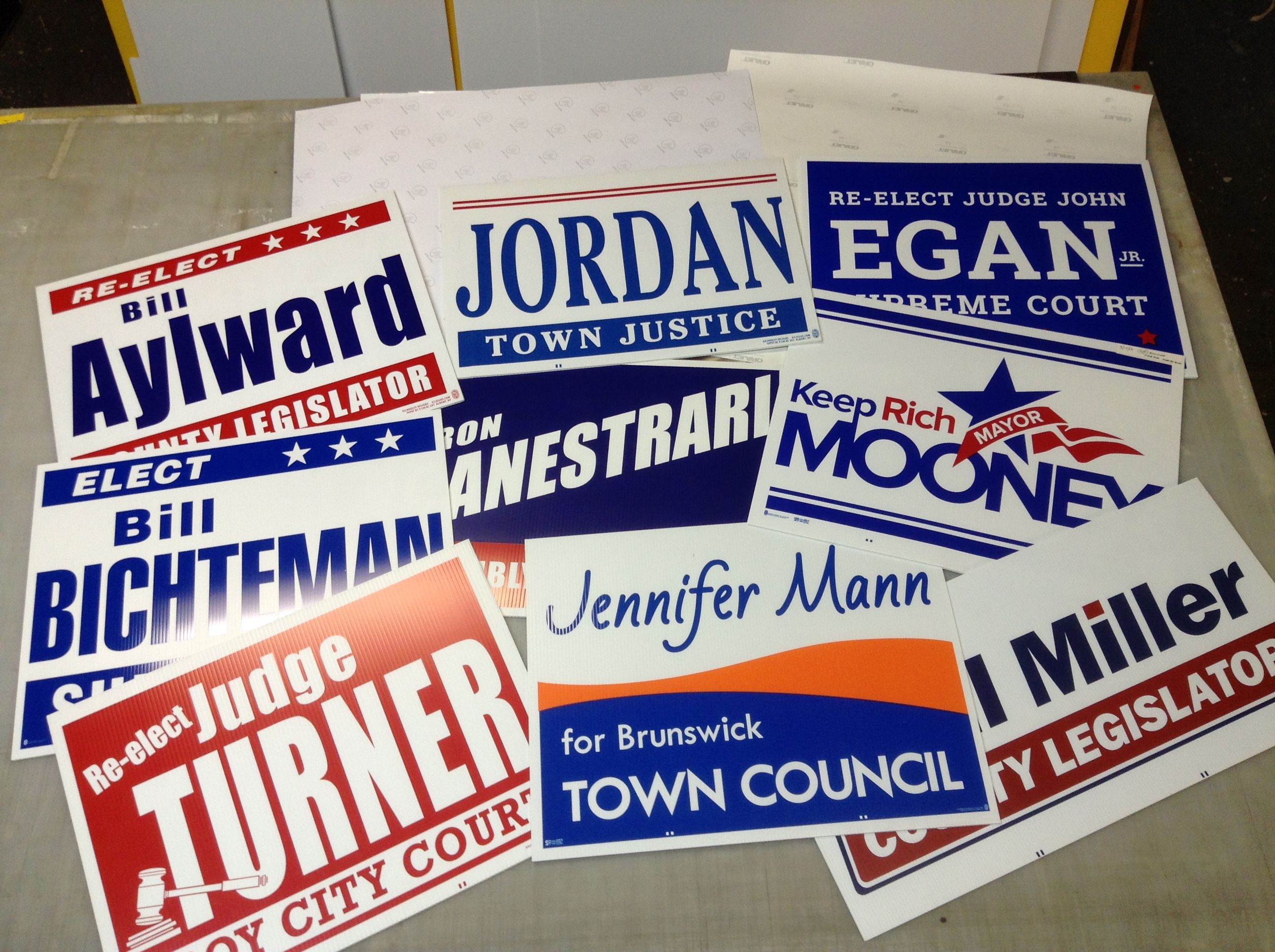 Political Campaign Yard Signs