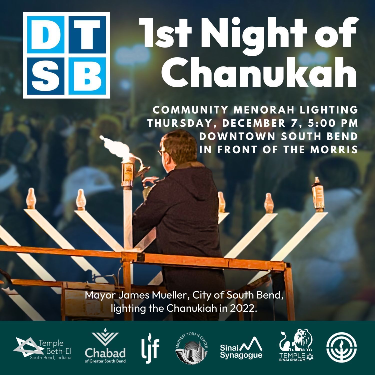 Downtown South Bend Celebrates Chanukah