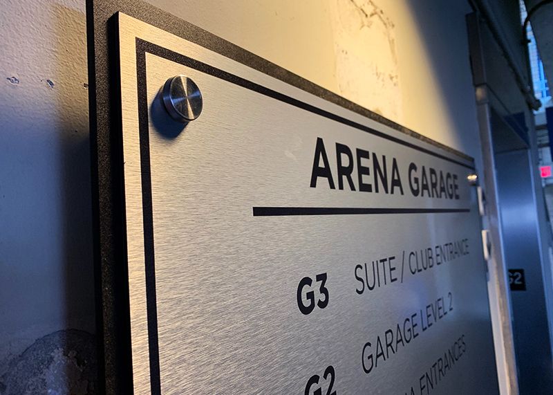 Nationwide Arena Garage Sign