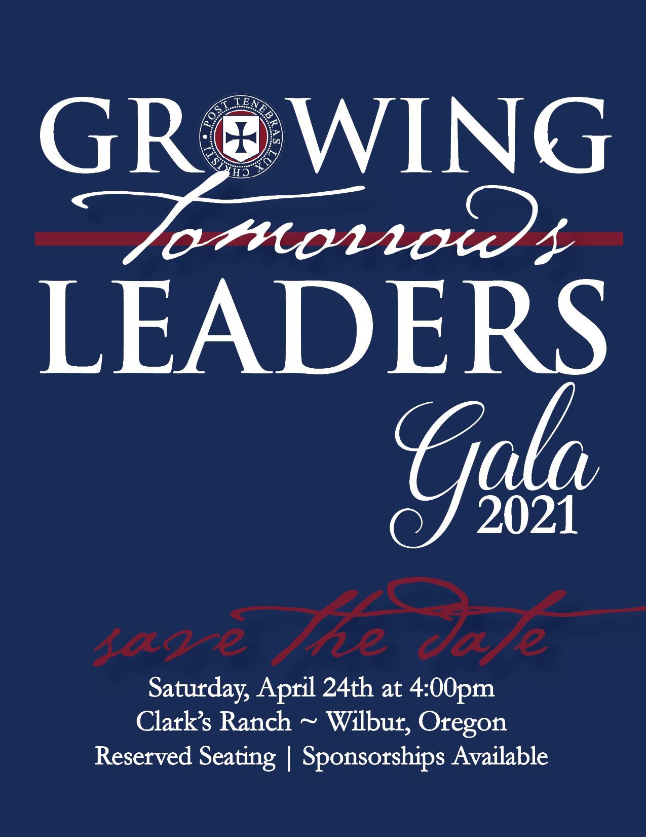 Geneva Gala is April 24, 2021 ~ Save the Date!