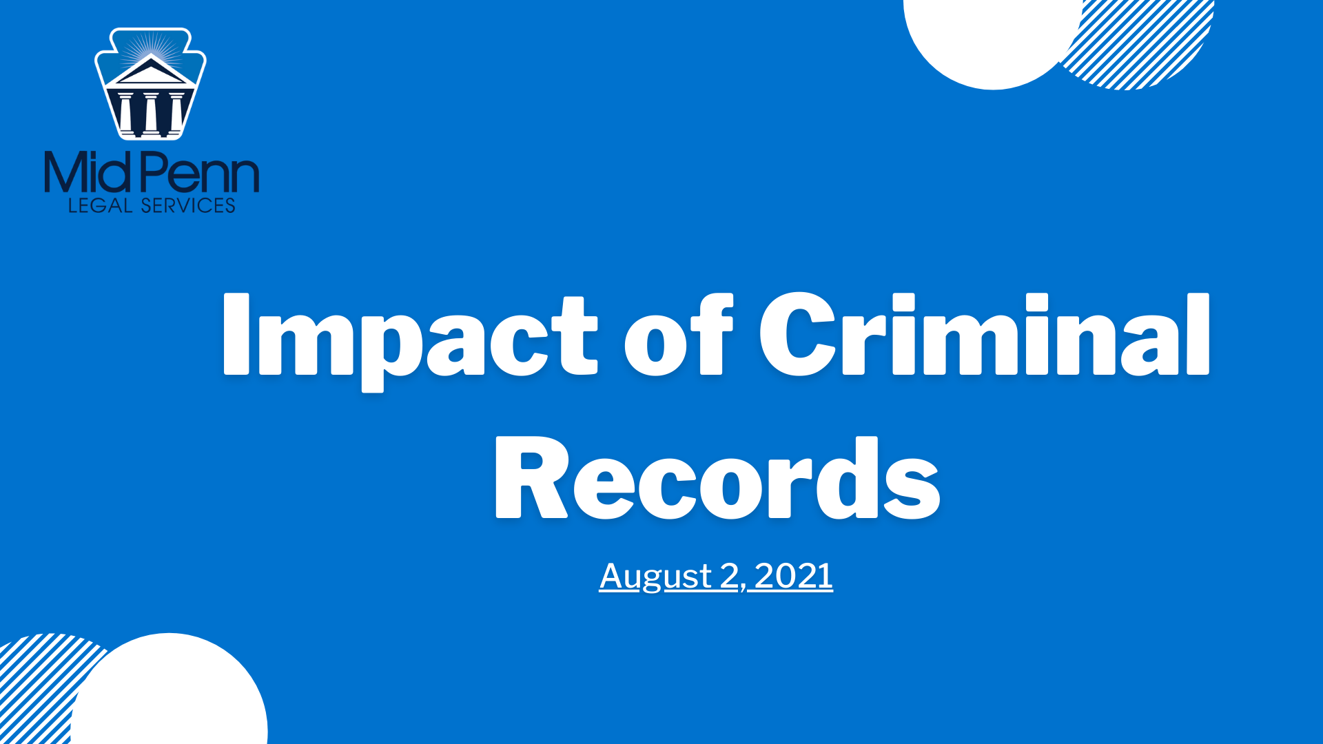 Impact of Criminal Records