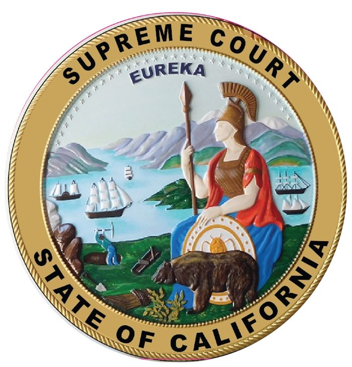 EA-4050 - Great Seal of the State of California on Sintra Board