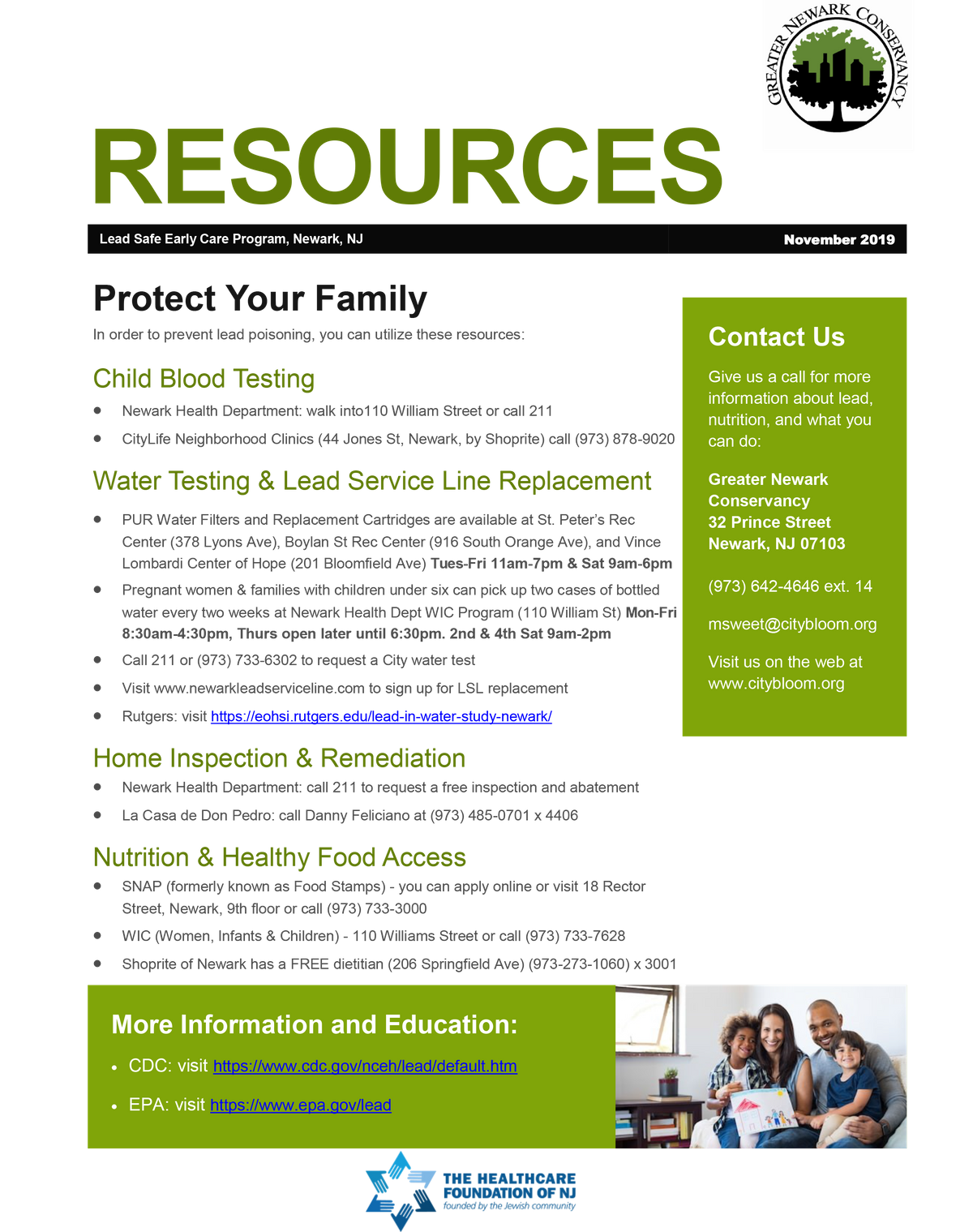 Lead Safe Early Care Program