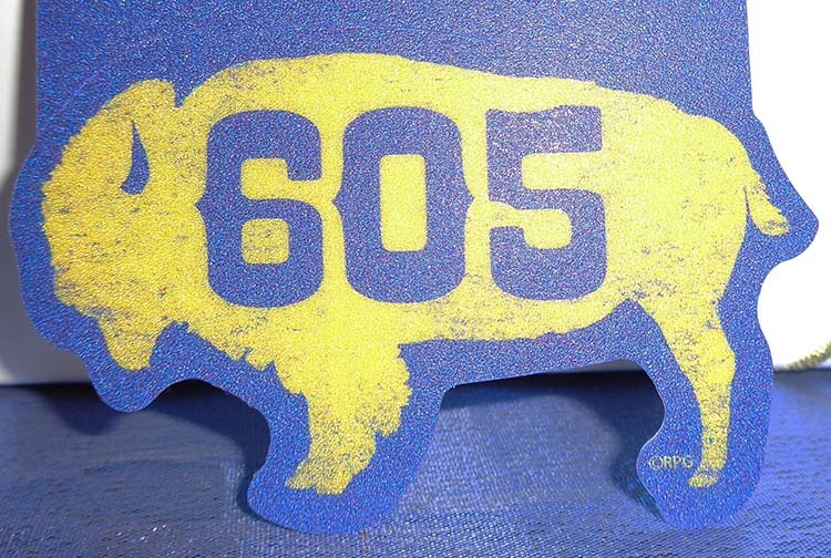 .....605 Buffalo Sticker