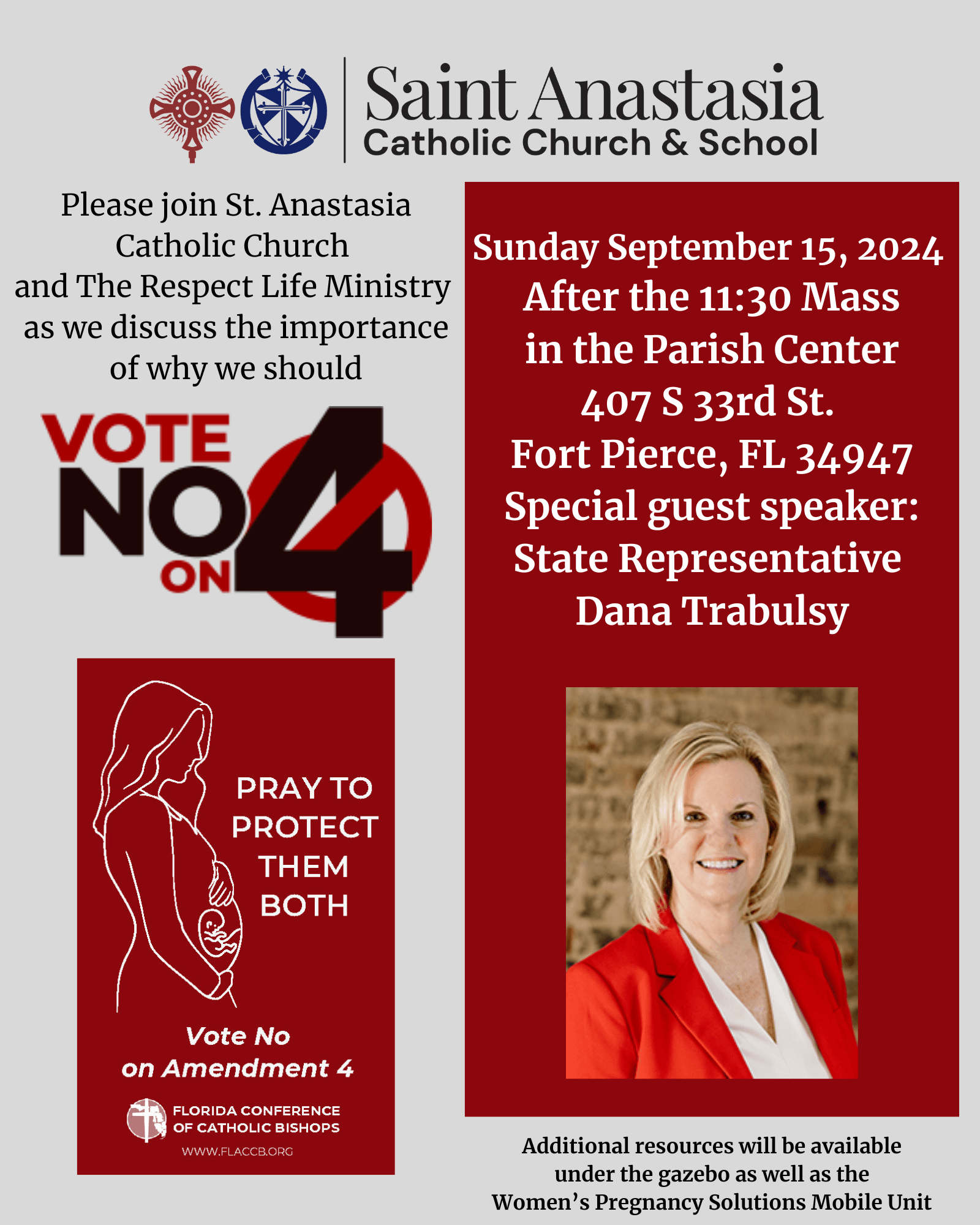 Vote No on 4 Presentation at St. Anastasia Parish