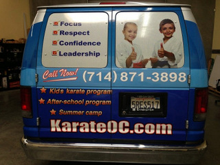Van wraps and fleet graphics Orange County