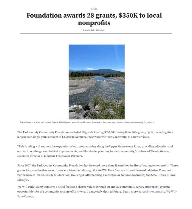 Foundation awards 28 grants, $350K to local nonprofits