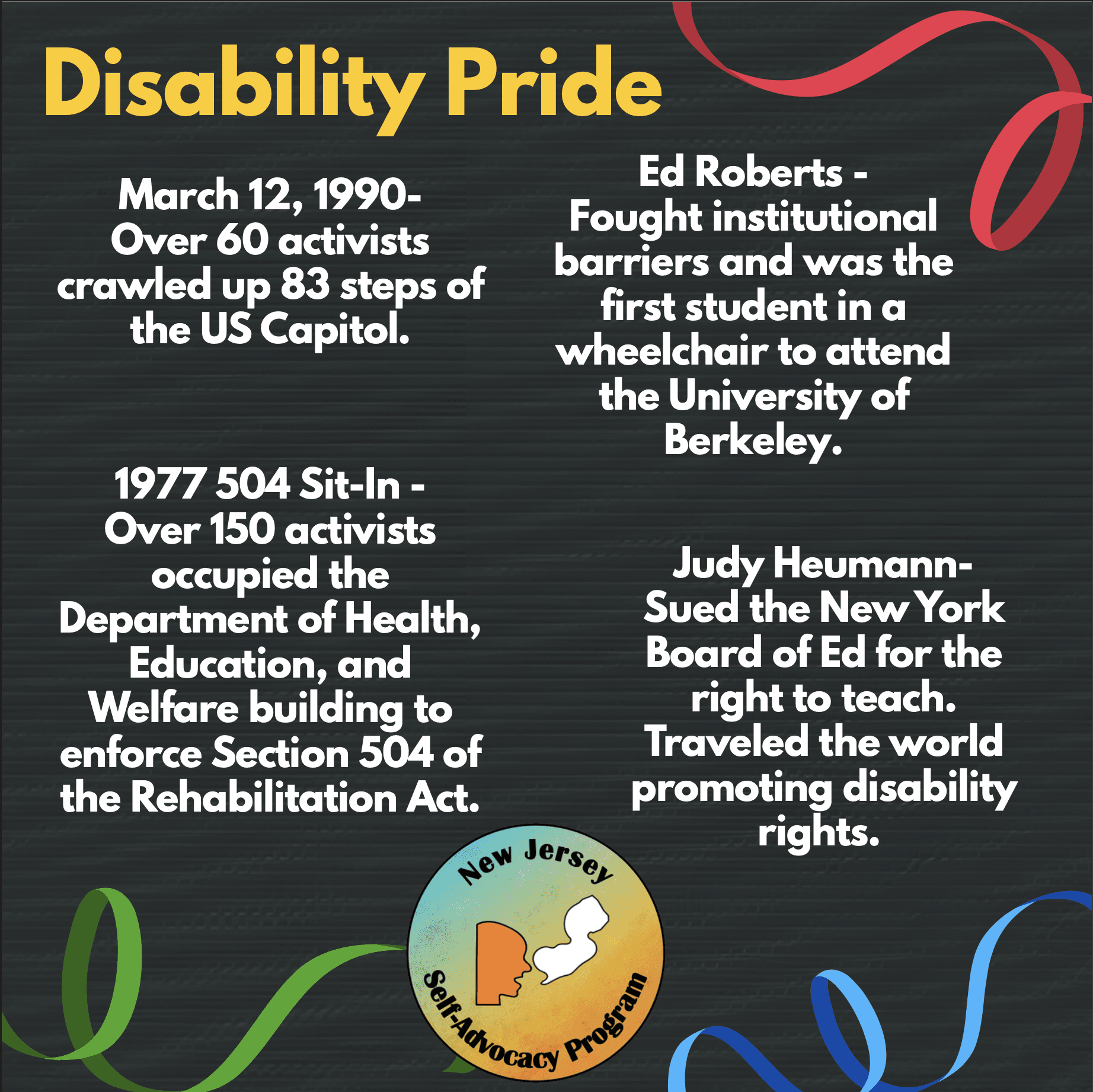 Disability Pride History
