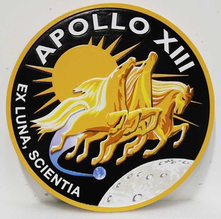 CB5015 - Apollo XIII  Seal, Multi-Level Raised  Relief