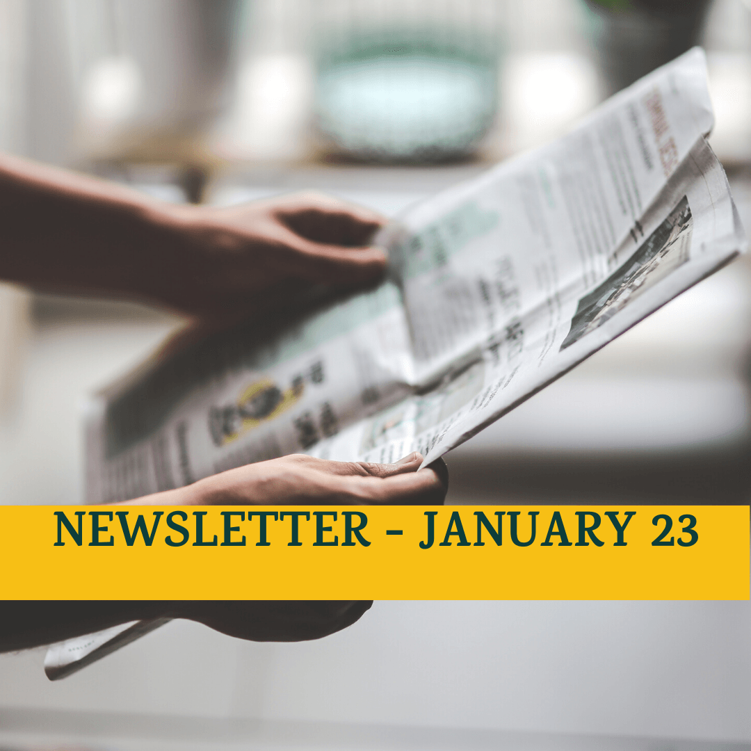 THIS JUST IN! - JANUARY NEWSLETTER