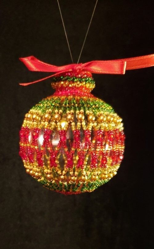 Netted Glass Ornament - Nancy Tietje